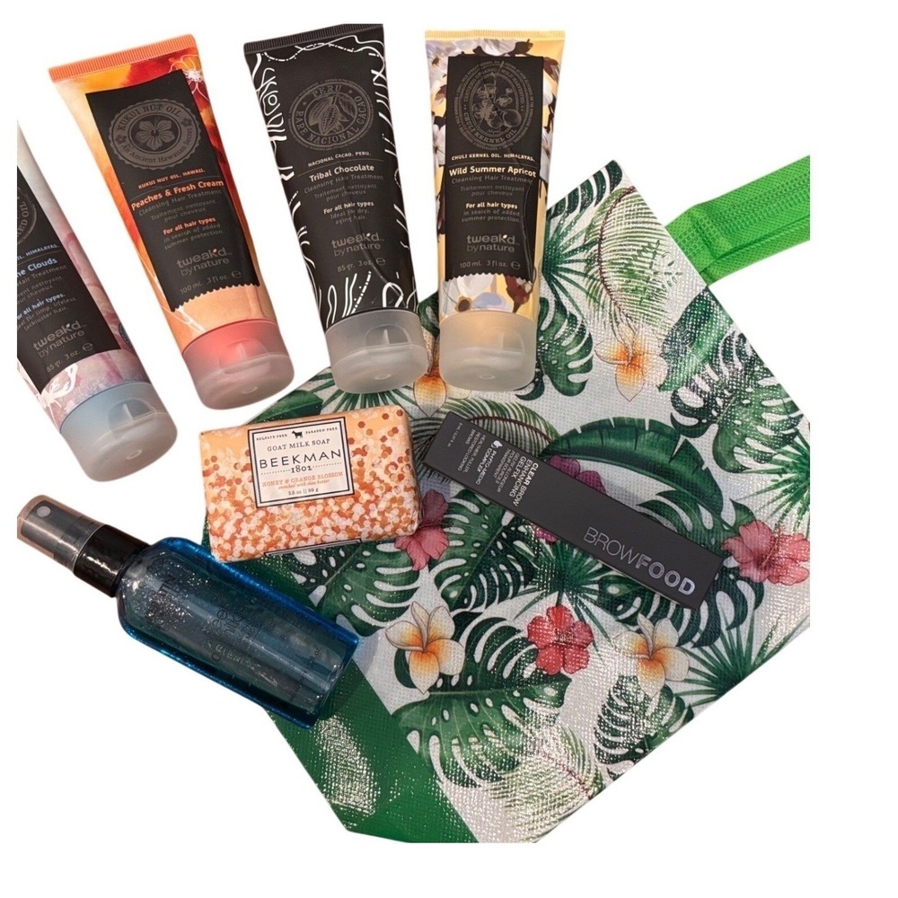 Tweak'd by Nature Hair Care Beekman 1802 Soap Keratin Complex BrowFood Bundle